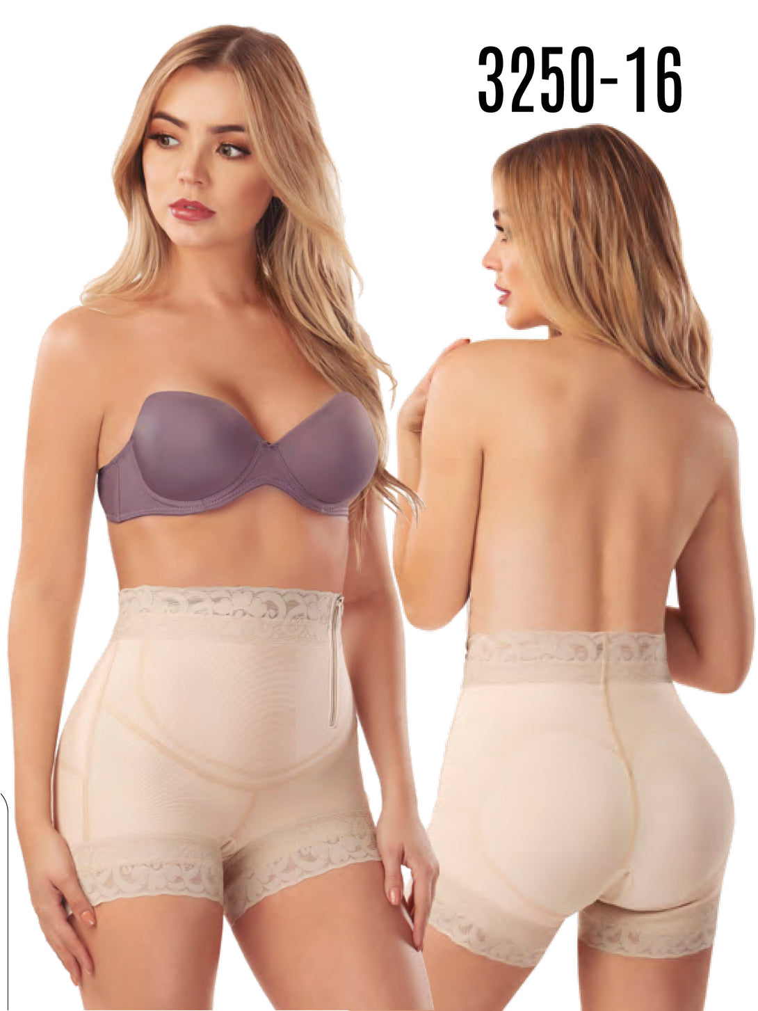 Short Colombian Shapewear Powernet Thaxx