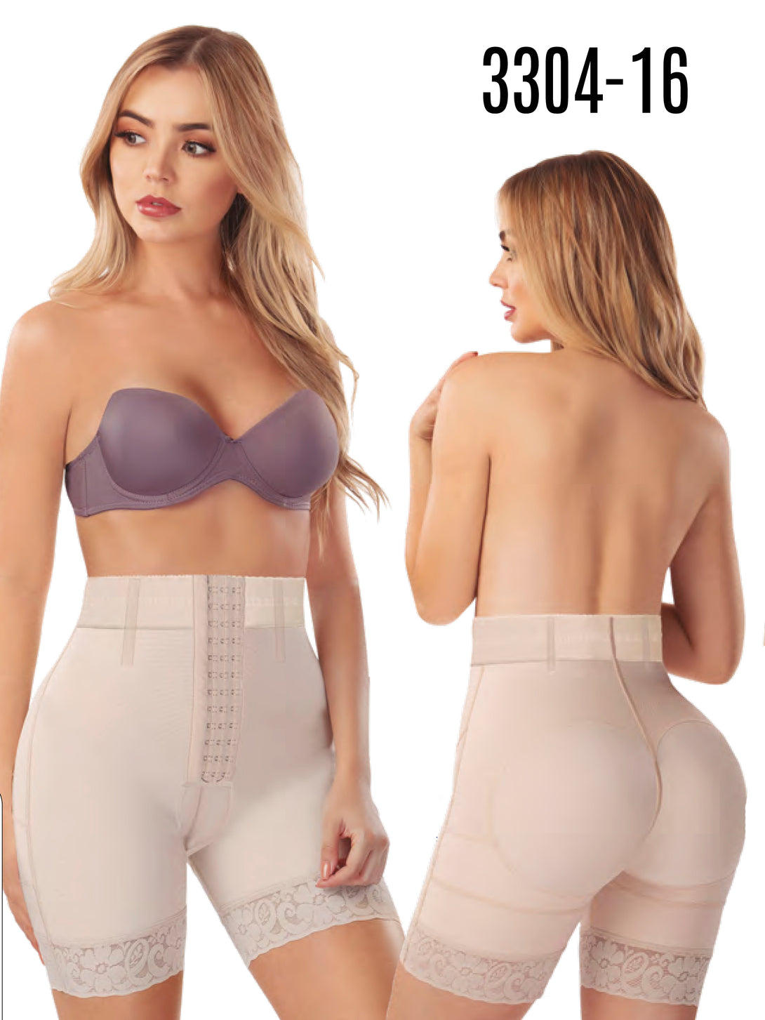 Short Colombian Shapewear Powernet Thaxx