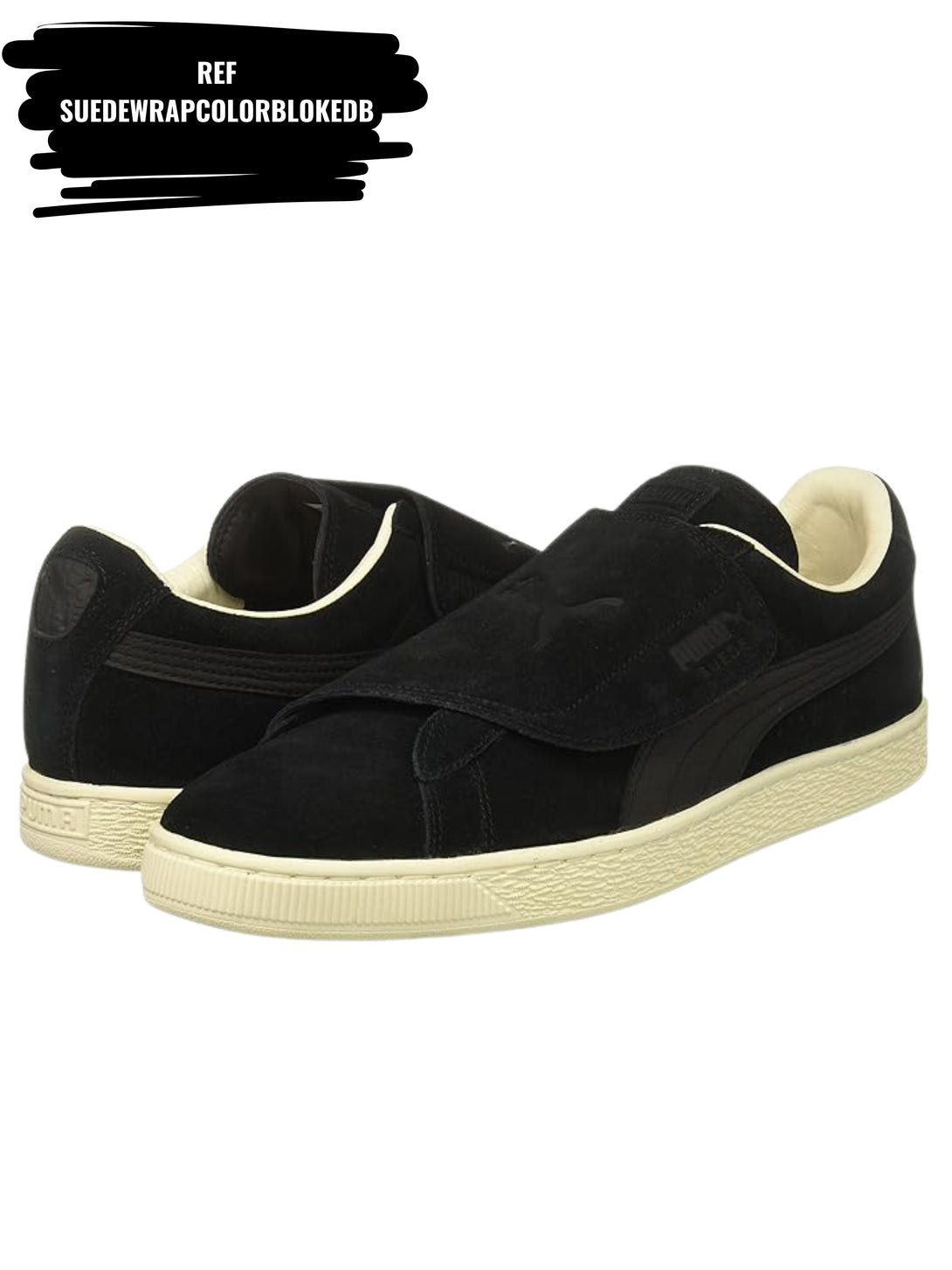 Tenis Suede Wrap Color Blocked Black