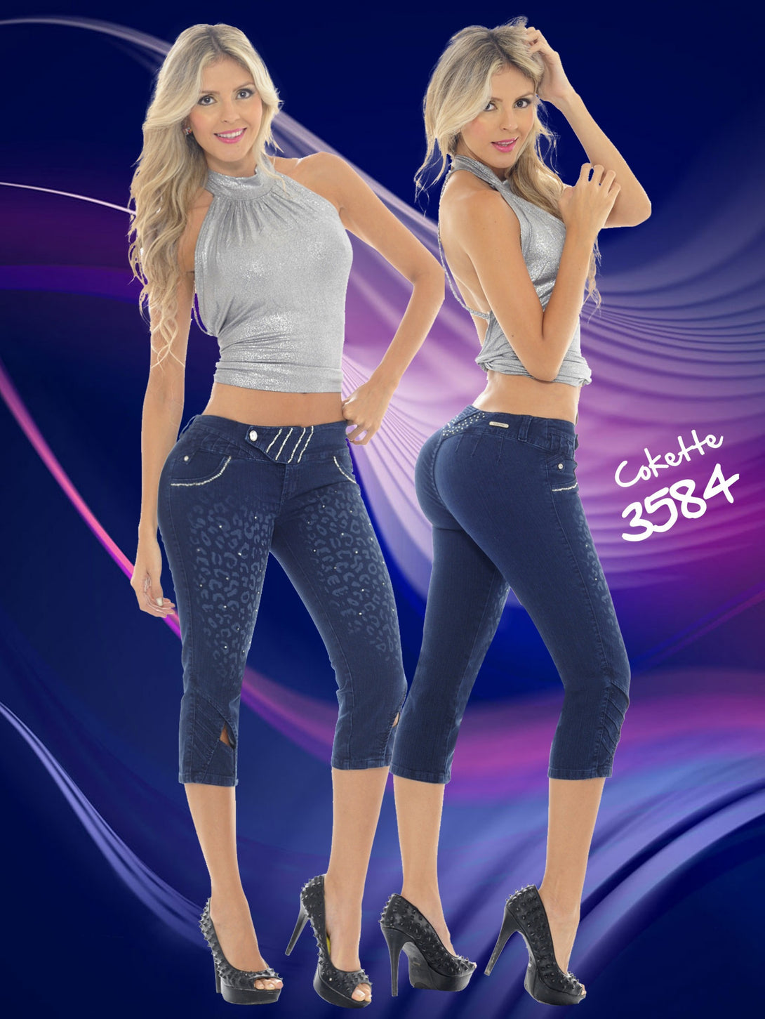 Colombian Butt Lift Capri Jeans